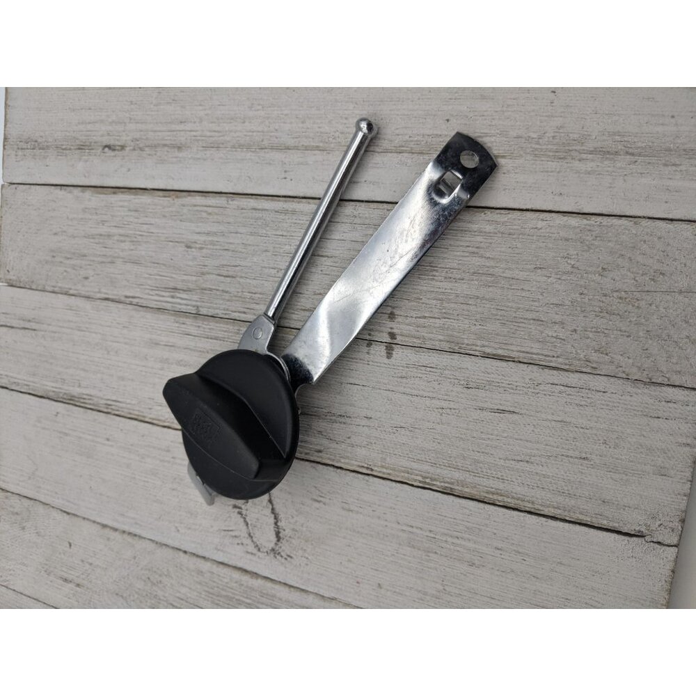 Can Bottle Opener Multipurpose Tool Black Handle Good Cooks 7"